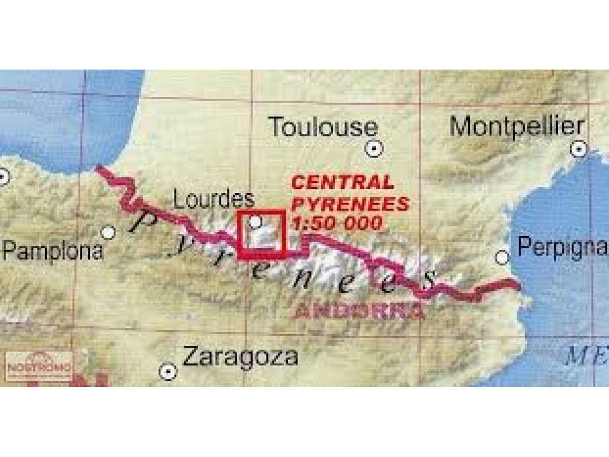 pyreneerna karta Köp Pyreneerna Central Terrquest med snabb leverans   Kartbutiken.se