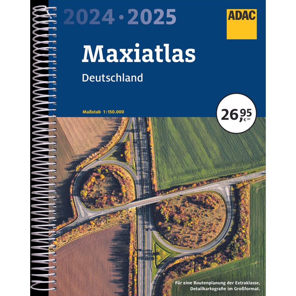 Köp Tyskland Maxiatlas ADAC 2024/2025 med snabb leverans - Kartbutiken.se